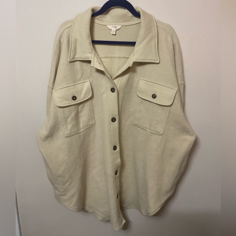 Terra & Sky Plus Size Cozy Shacket